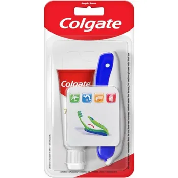 zubní pasta Colgate Total cestovní, zubní kartáček modrý + zubní pasta Colgate 20 ml