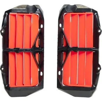 žaluzie chladiče KTM/Husqvarna, RTECH (oranžové, pár) KTM EXC-F 350 2020-2023