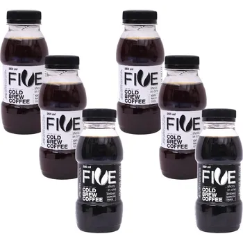 Káva STARTER Pack - FIVE Cold Brew Coffee (Natural + Concentrate)
