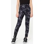 DOMYOS Dětské legíny S500 7 LET ČERNÁ