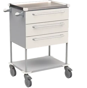 ASSIST 194 vozík zdravotnický, plast ABS, bílá