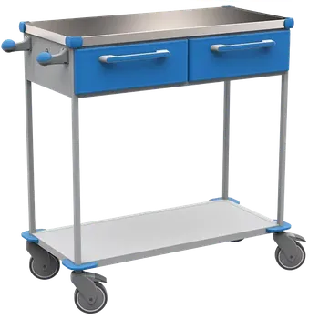 ASSIST 401 vozík zdravotnický, plast ABS, modrá