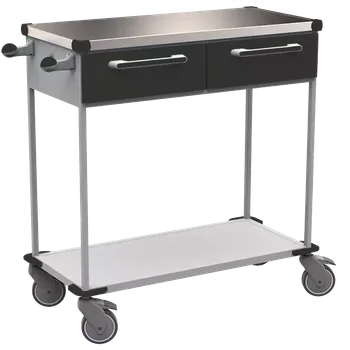 ASSIST 401 vozík zdravotnický, plast ABS, černá