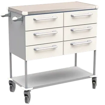 ASSIST 405 vozík zdravotnický, plast ABS, bílá