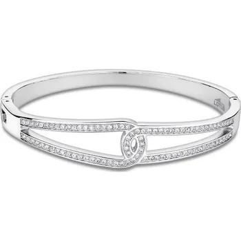 Náramek Dámský pevný ocelový náramek spojené slzy | Elegantní design | Snadné zapínání | Ověřeno 1000+ zákazníky | Náramek pro ženy | Dámské šperky | ROMERO chirurgická ocel, zirkony