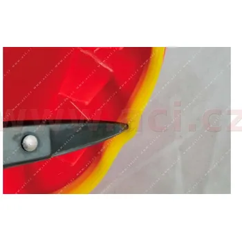 vrchní kryt vzduchového filtru KTM, RTECH (červeno-žlutý) KTM SX 520 Racing 2000-2002