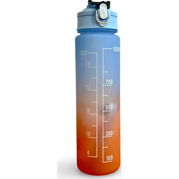 Láhev Sportovní láhev s motivačním popisem 1l, různé barvy Vyber barvu :: Modrá