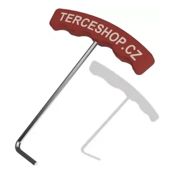 Háček na zvedaní dlažby (Háček na zvednutí již položené 20 mm dlažby na terčích, se spárou terče 4 mm)