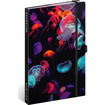 Notes Notique Medúzy, linkovaný, 13 x 21 cm