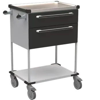 ASSIST 193 vozík zdravotnický, plast ABS, černá