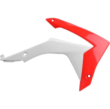 POLISPORT Kryty chladiče OEM barva červená/bílá Honda CRF250R/CRF450R HONDA CRF 250 R 2014-2017