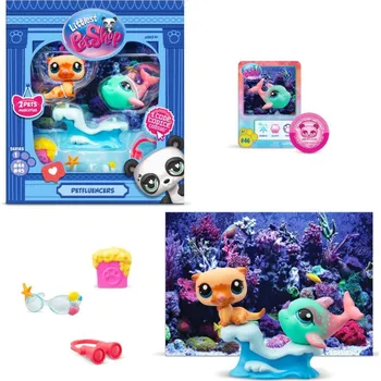 TM Toys Littlest Pet Shop balení 2 figurek Petfluenceři 46, 47