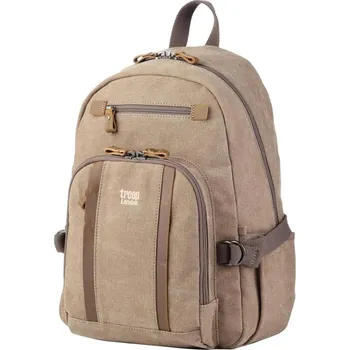 Městský batoh Značkový středně velký městský batoh hnědý (GTB809)
