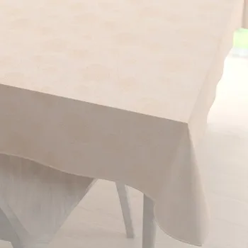 ubrus Teflonový obdélníkový ubrus TF-099 Zlaté květované ornamenty na béžovém 100x140 cm