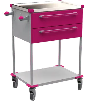 ASSIST 192 vozík zdravotnický, plast ABS, fialová