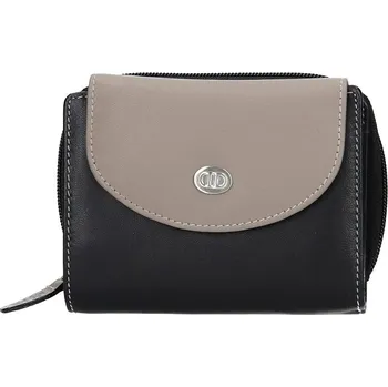 Peněženka Dámská kožená peněženka DD Anekta Karina - šedo-černá