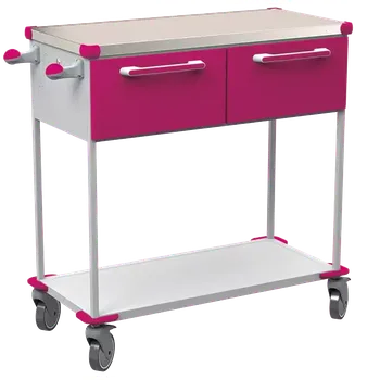 ASSIST 402 vozík zdravotnický, plast ABS, fialová