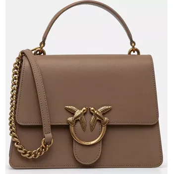 Kožená kabelka Pinko 100066.A0F1 hnědá 84X, vel. ONE SIZE