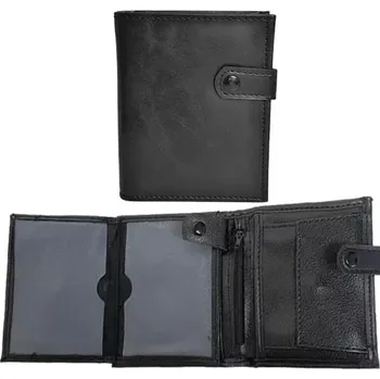 Peněženka Pánská koženková peněženka - černá