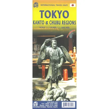 ITMB Publishing plán Tokyo a Kanto / Chubu 1:15 t.-1:600 t. ITM