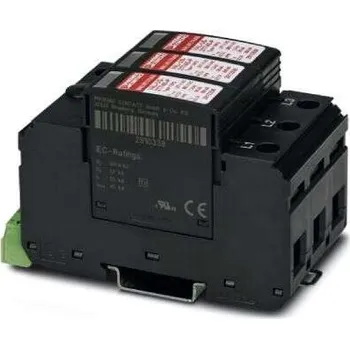 Přepěťová ochrana Zařízení ochrany proti přepětí, řada: VAL-US-480D/30/3 plus 0-FM, 480 V AC Přepěťová ochrana, Lišta DIN Phoenix Contact