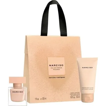 Dámský parfém Narciso Rodriguez Narciso Rodriguez Narciso Poudree, SET: Parfumovaná voda 30ml + 50ml Tělové mléko Pre ženy Parfumovaná voda