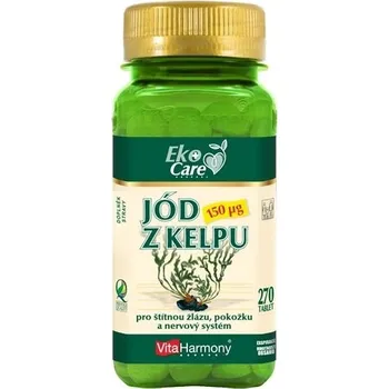 Přírodní produkt VitaHarmony Jód z kelpu 150 µg 270 tablet
