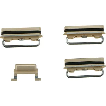 Tlačítka pro vypnutí hlasitosti a ztlumení zvuku, boční tlačítka pro iPhone 6S zlatý Ori 4ks v jedné sadě