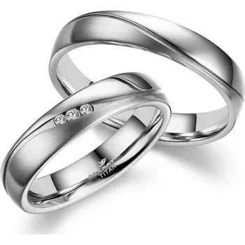 Prsten MARRYA® Pánský snubní prsten Titan - velikost 74 - TI-34P-74