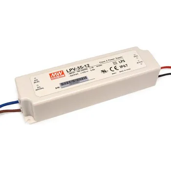 Napájecí zdroj pro osvětlení MEAN WELL LPV-35-12