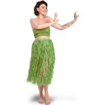 Havajská sukně dlouhá - zelená, 77 cm