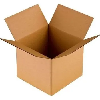 Obalový materiál Kartonová krabice klopová 350x250x400 mm 3VVL B 420g/m2 hnědá - paleta 680 ks