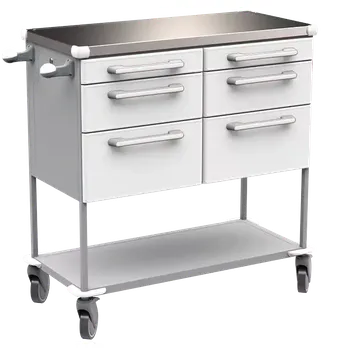 ASSIST 406 vozík zdravotnický, plast ABS, bílá