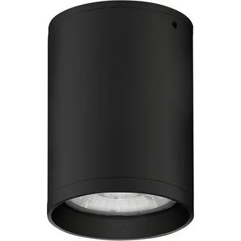 NOVALUCE Venkovní stropní svítidlo DARA černý hliník skleněný difuzor LED 9W 3000K 100-240V 120st. IP54 - NOVA LUCE