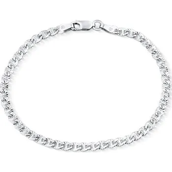 Náramek Dámský stříbrný náramek marina 18 cm STNA0836F