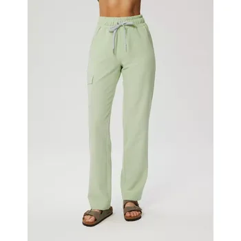 Zdravotnický oděv Dámské Lékařské Kalhoty Yoga - MATCHA LATTE 0