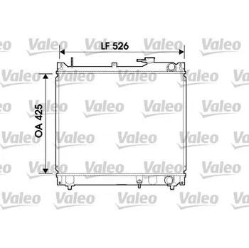 Chladič motoru Chladič, chlazení motoru VALEO 734162