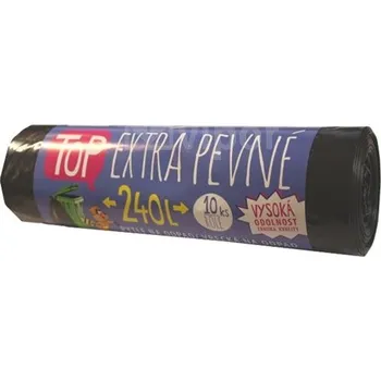 Pytle na odpadky uklidshop Pytel ig. 90x110cm, 240 l černé, 10ks