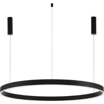 NOVALUCE Závěsné svítidlo MOTIF 3000K stmívatelné Triac černé LED 72W 5250lm 120cm - NOVA LUCE