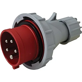 Elektrická zásuvka Tracon TICS-0152PF Spojovací průmyslová vidlice s možností změny sledu fází 16A, 400V, 3P+N+E, 6h, IP67 (Tracon TICS-0152PF)