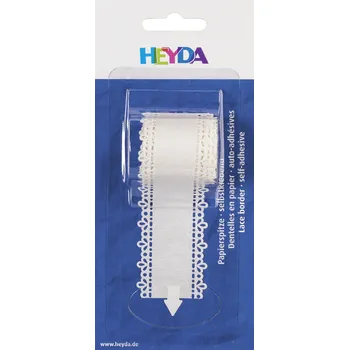 Samolepicí krajka 2 m - 35 mm bílý