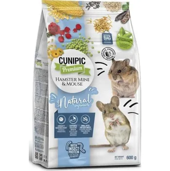 Krmivo pro hlodavce Cunipic Premium Hamster Mini & Mouse - křečík & myš 600 g