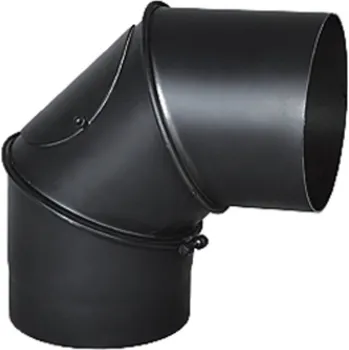 Kouřovod PRODMAX 130 Koleno stavitelné čistící 0-90° /2mm ocel