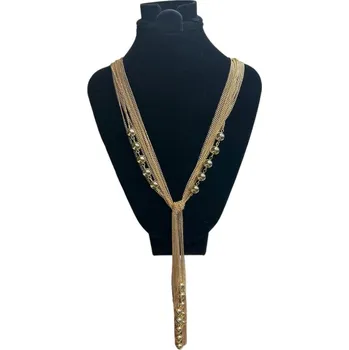 Náhrdelník BAZAR-Metal Náhrdelník - zlaté perličky