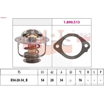 Automobilové těsnění Termostat, chladivo EPS 1.880.521