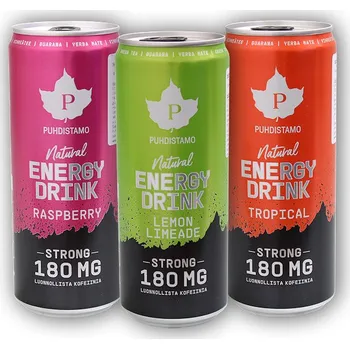 Nápoj pro sportovce Natural Energy Drink STRONG 330ml tropical