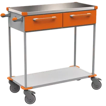 ASSIST 401 vozík zdravotnický, plast ABS, oranžová