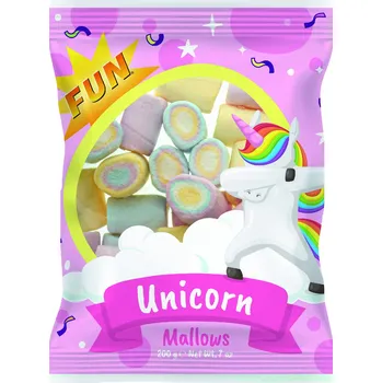 Cukrovinka Marshmallows Hamlet - Unicorn, 200 G