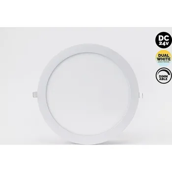 Nástěnné svítidlo Kama Lights LED panel 24V Dual White LP300R 24W, bílá