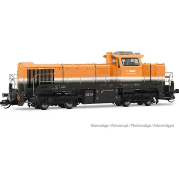 Modelová železnice TT - Diesel-elektrická lokomotiva Vossloh DE 18 BASF, ep. VI / Arnold HN9072